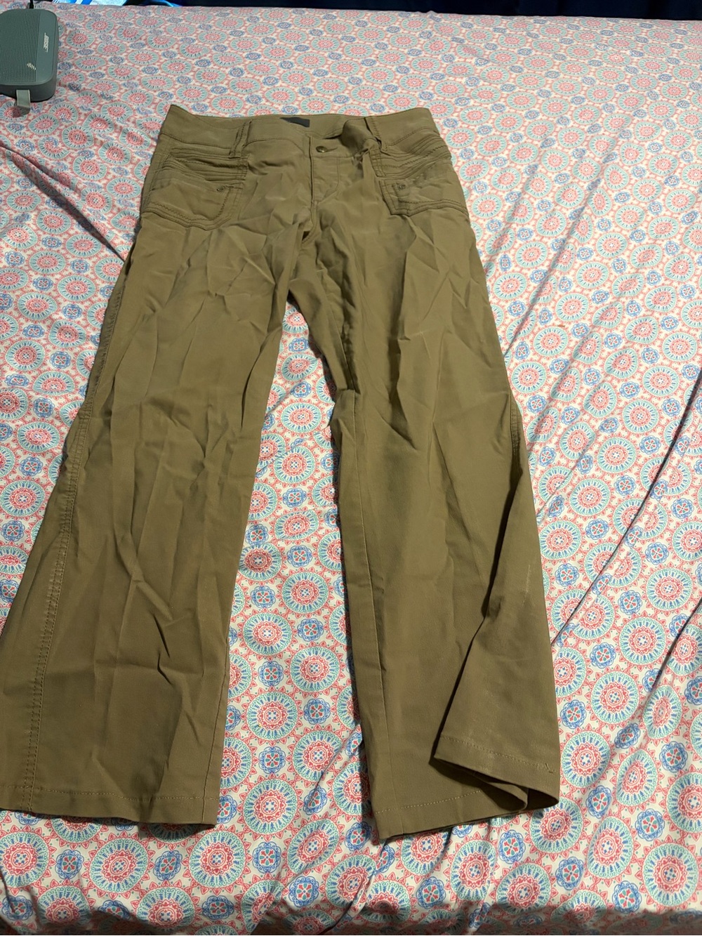 Mexx Olive Green Wide Leg Jeans